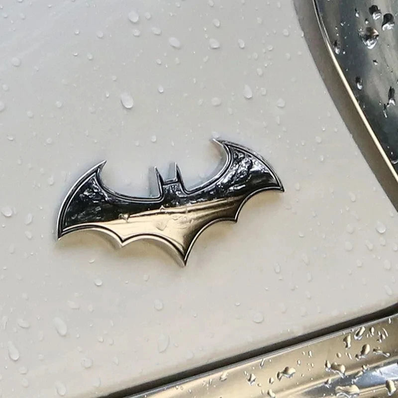 🦇 3D Bat Shape Metal Car Sticker