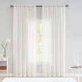 White Lace Window Curtains