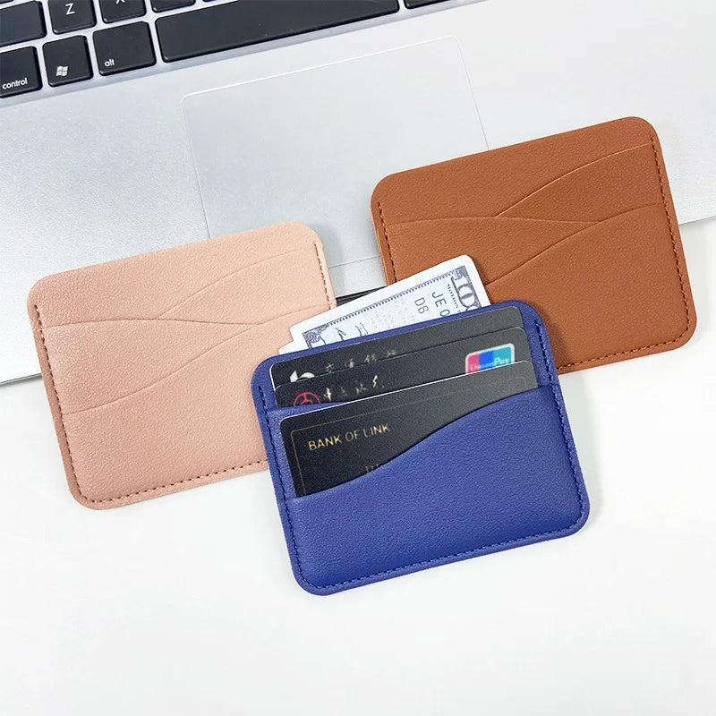 4-Slot Leather Card Holder