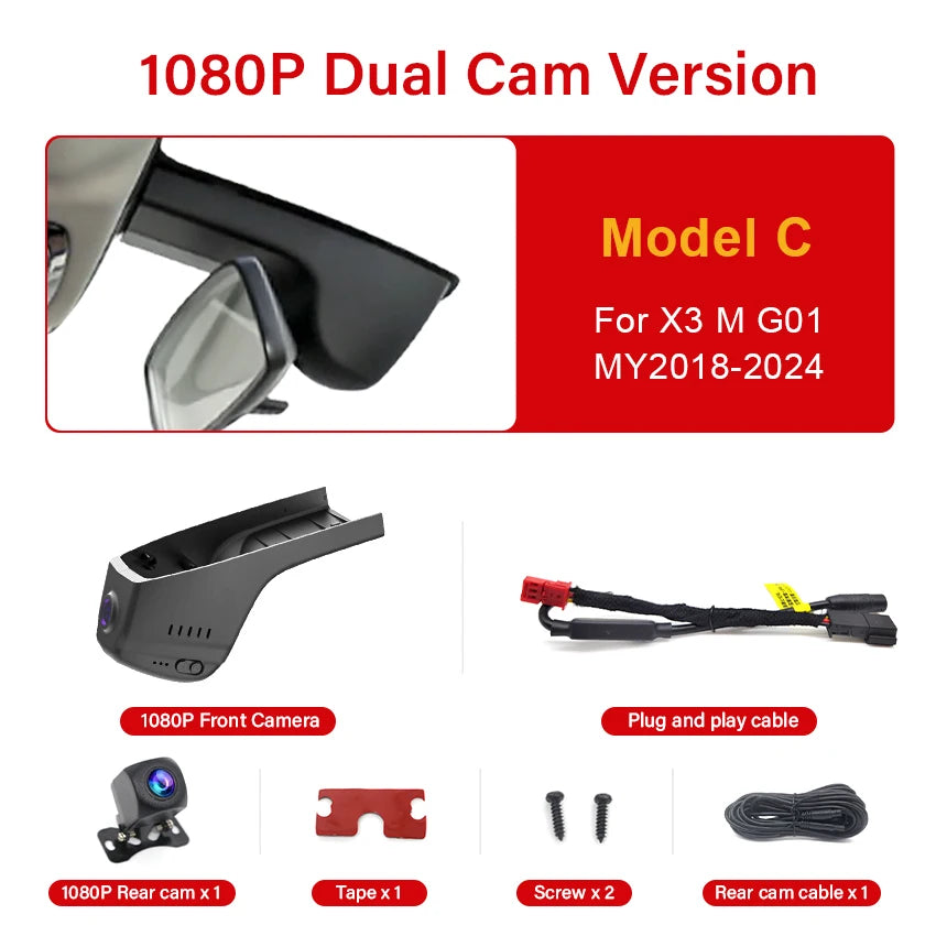 📸 Plug & Play Dash Cam for BMW