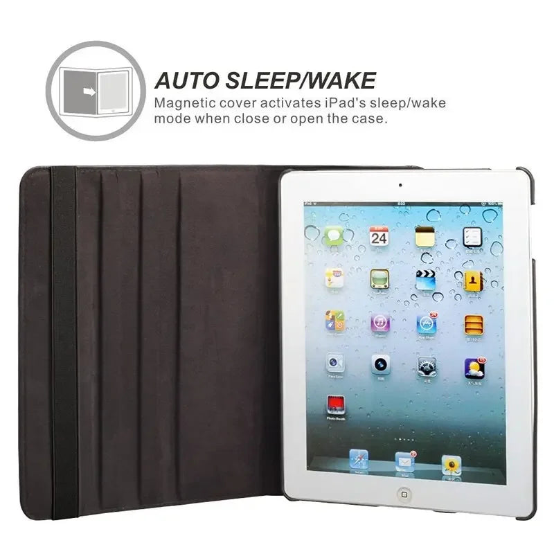 🔄 360° Rotating iPad Case