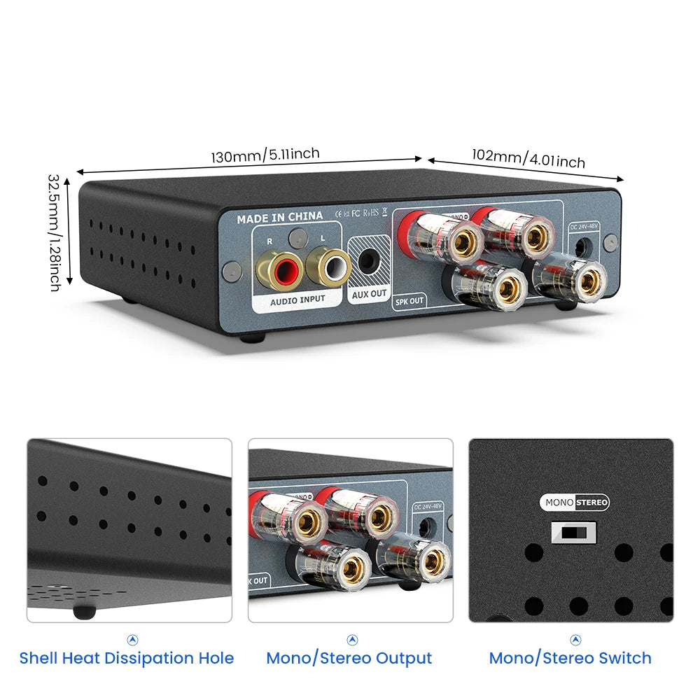 🔊 AIYIMA A07 MAX Power Amplifier