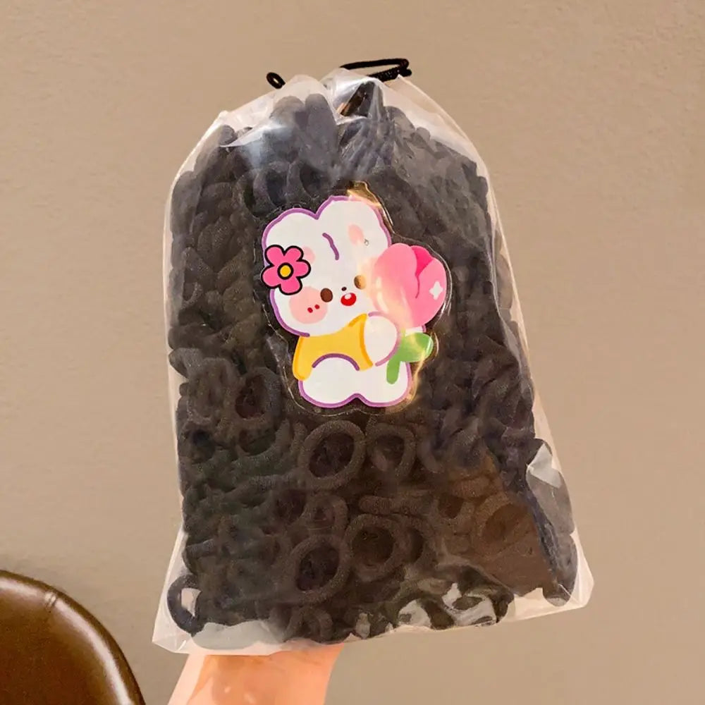 Kids Mini Hair Ties – 100 Pcs