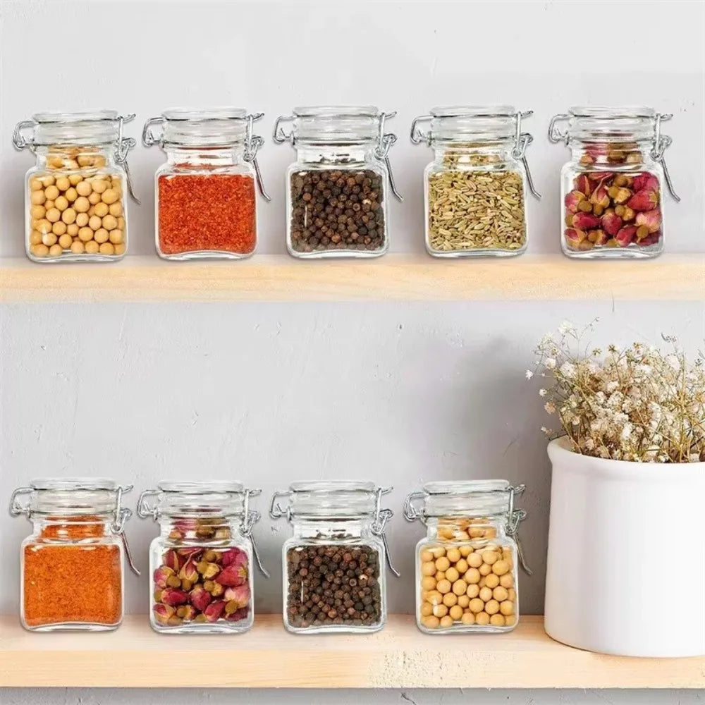Glass Snap-Seal Storage Jar