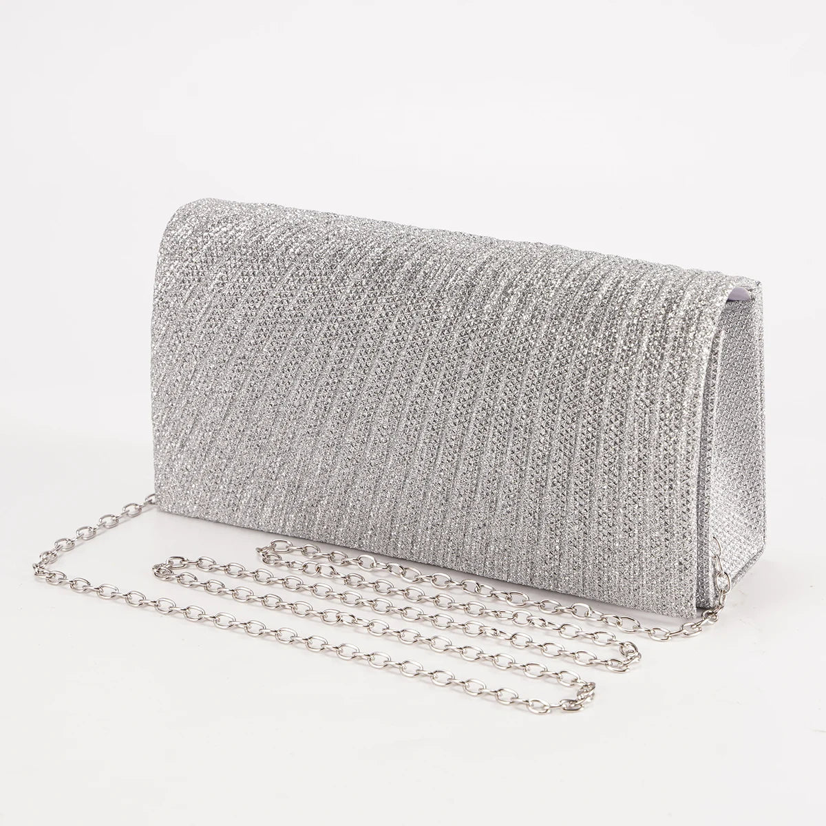 Glitter Envelope Clutch Bag