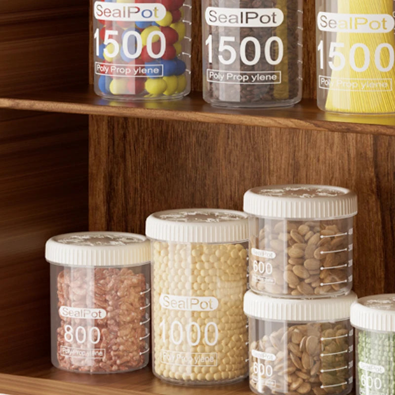 Airtight Swivel-Cap Grain Jar