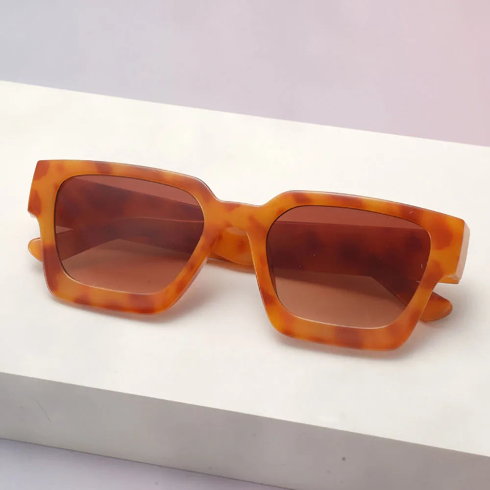 Thick Frame Classic Sunglasses