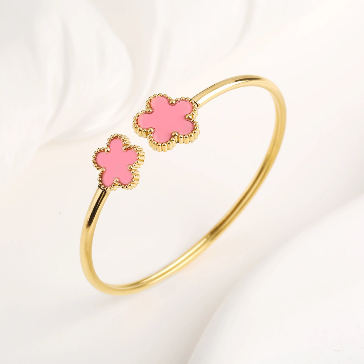 🍀 Lucky Clover Flower Jewelry Set