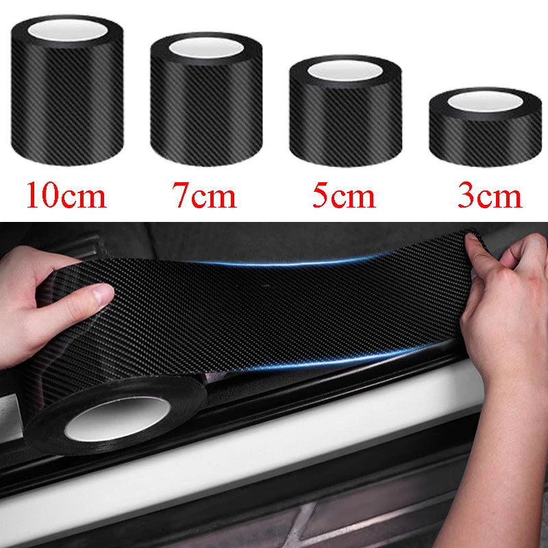 🚗 3D Carbon Fiber Protection Tape