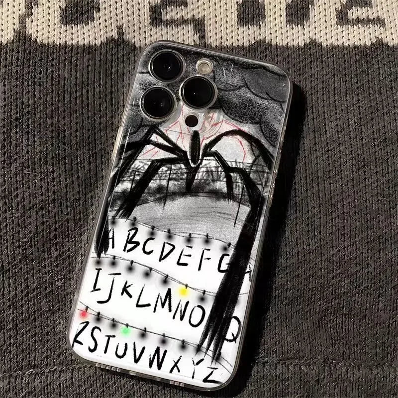 Retro A–Z Letter Clear iPhone Case
