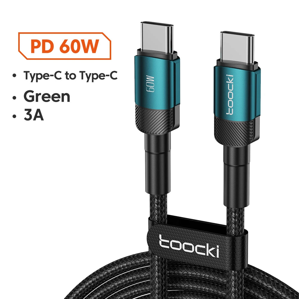 ⚡ Toocki 100W USB-C Fast Charging Cable