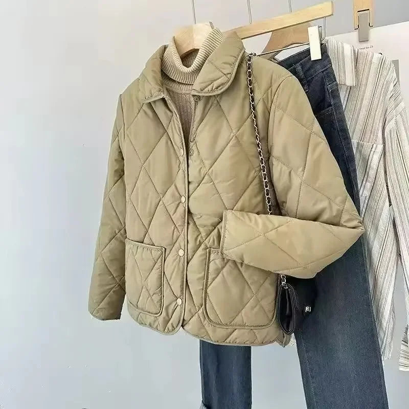 Women's Short Quilted Padded Jacket