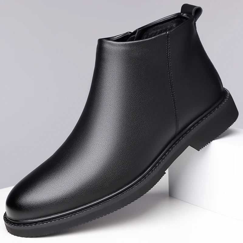 Men's Genuine Leather Chelsea Boots