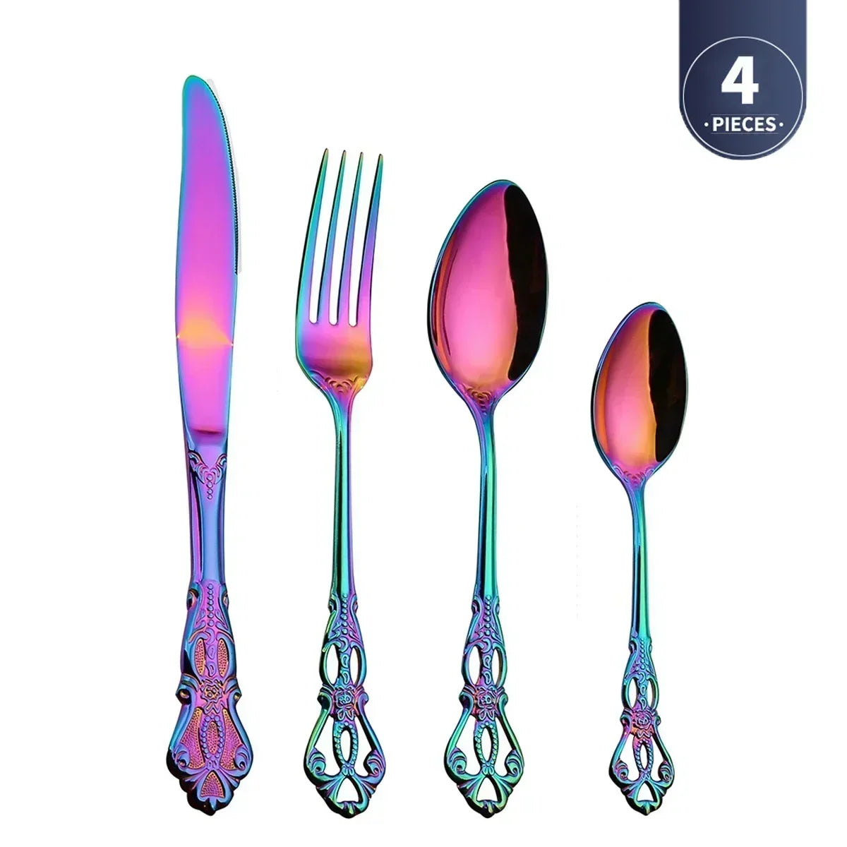 Gold Stainless Steel Cutlery Set