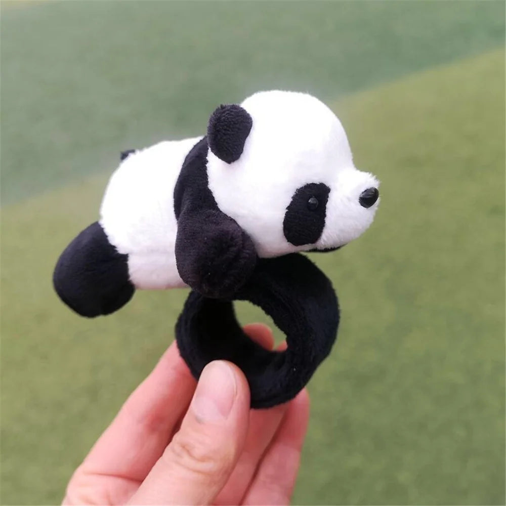 Mini Panda Plush Slap Bracelet