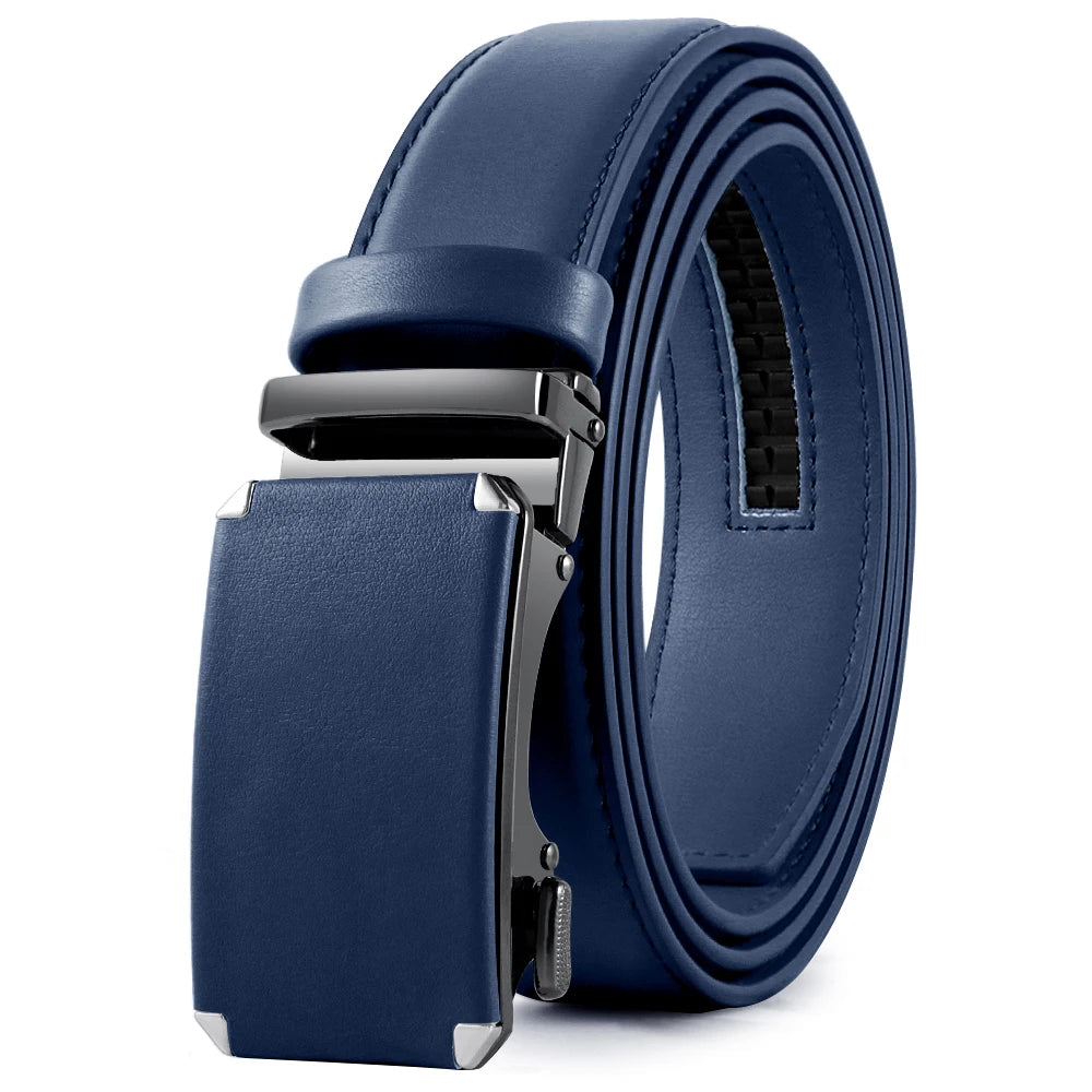 Men's Automatic Leather Ratchet Belt