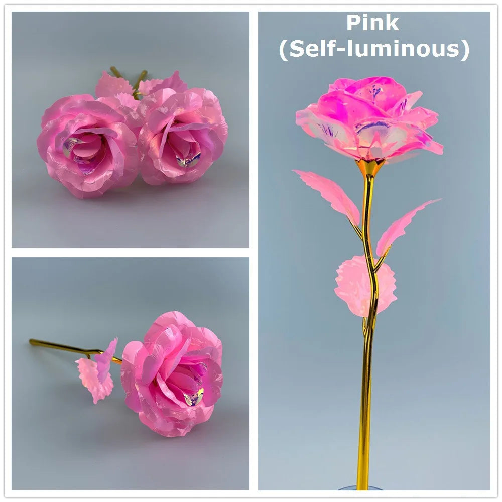 24K Gold Foil Rose Gift