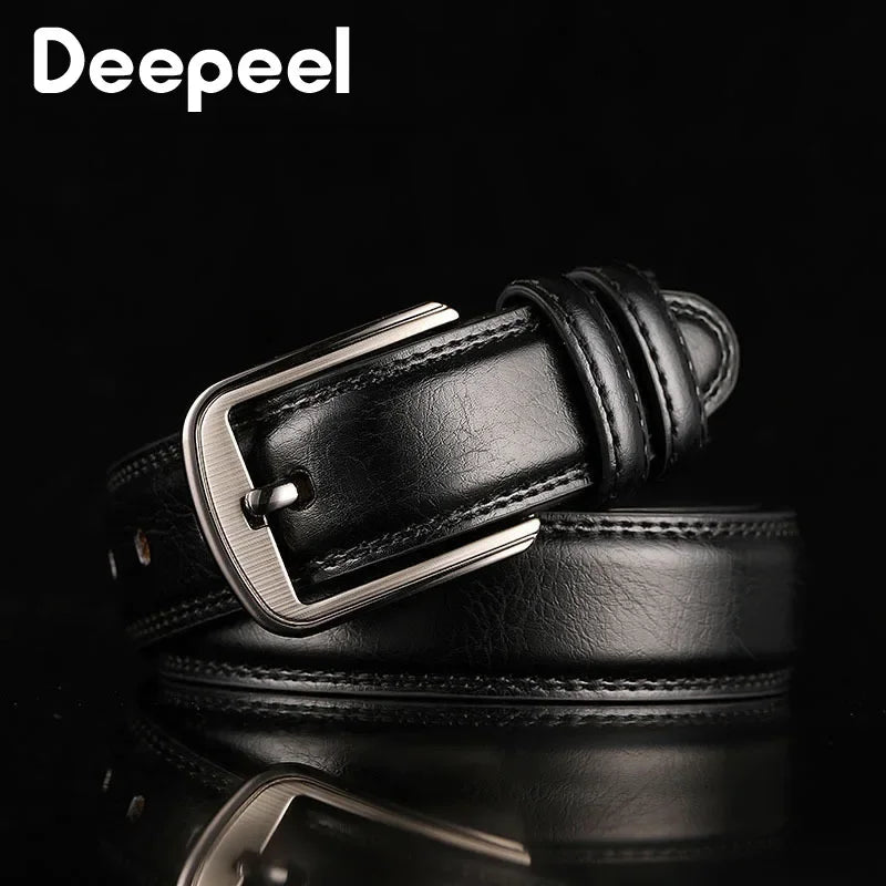 Men's Leather Business Belt