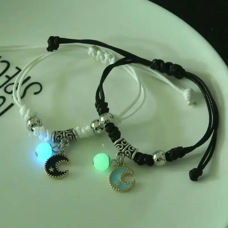 Glow-in-the-Dark Couple Bracelets