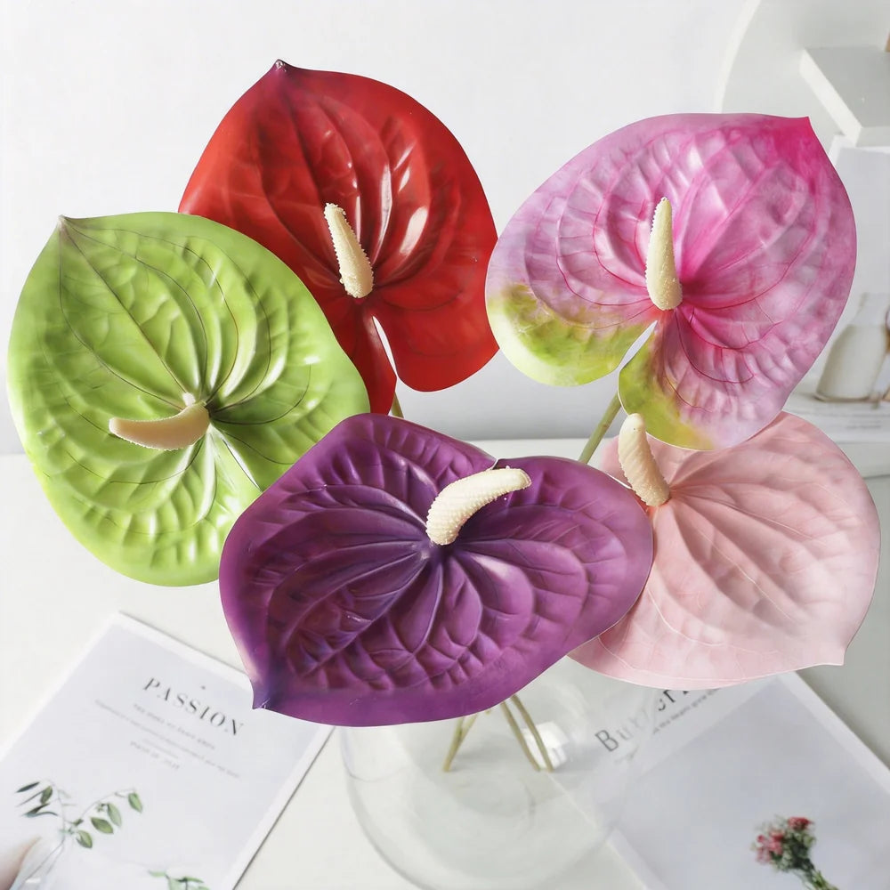 Real-Touch Artificial Anthurium