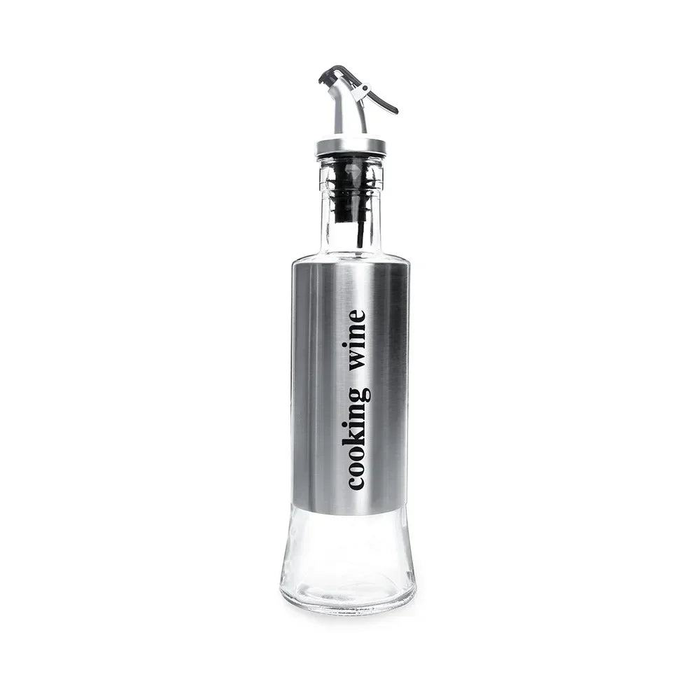 No-Drip Stainless Steel Oil Bottle