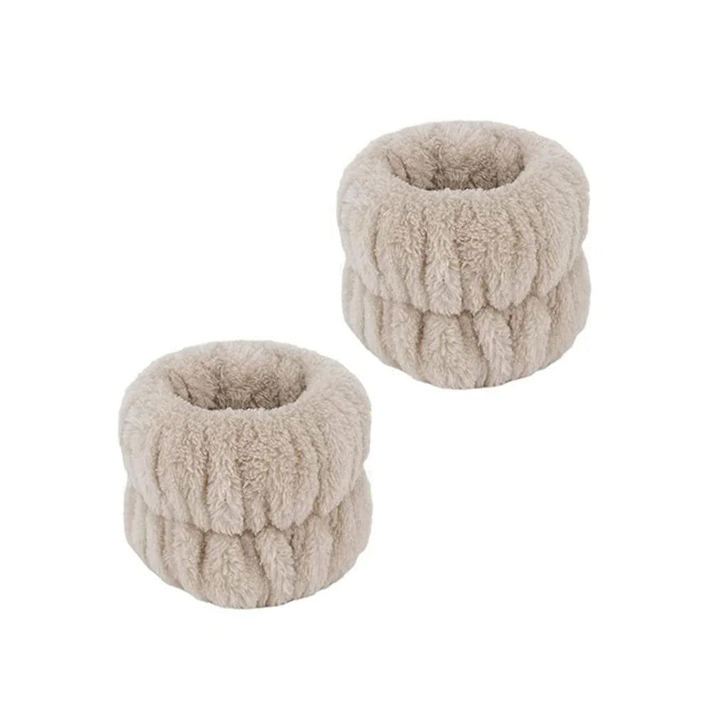 Spa Headband & Wristbands – 3 Pcs