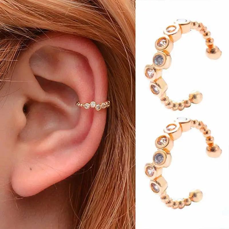 Zircon Butterfly Ear Cuff – No Piercing
