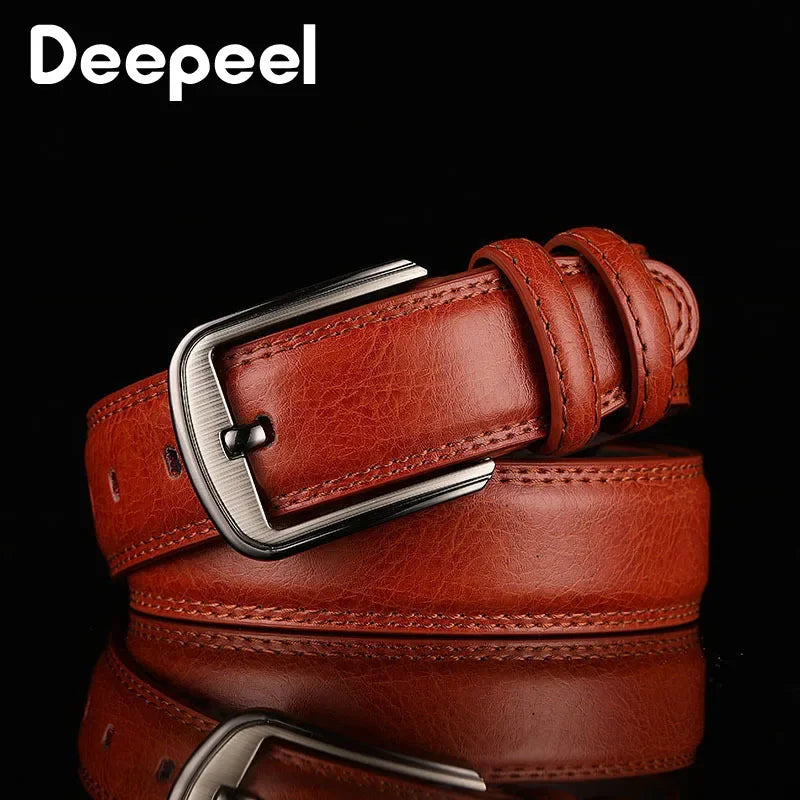 Men's Leather Business Belt