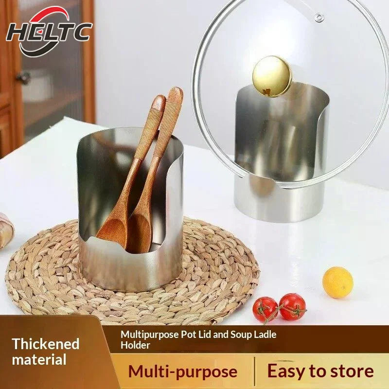 Stainless Steel Ladle & Lid Holder