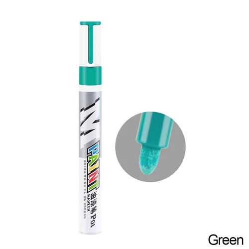 ✍️ White Tire Paint Marker Pen