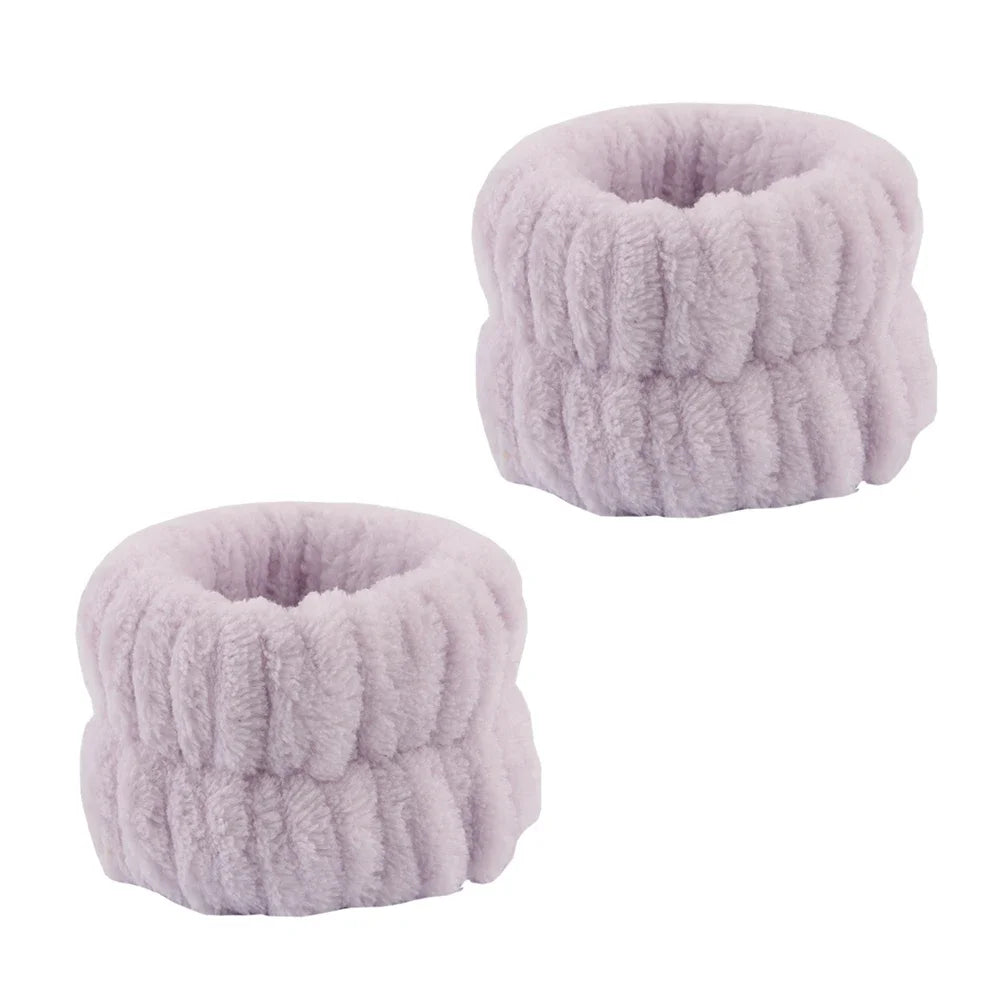 Spa Headband & Wristbands – 3 Pcs
