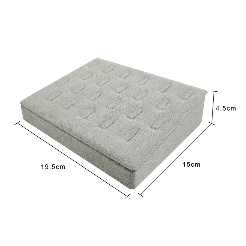 Velvet Ring Display Tray – 22 Slots