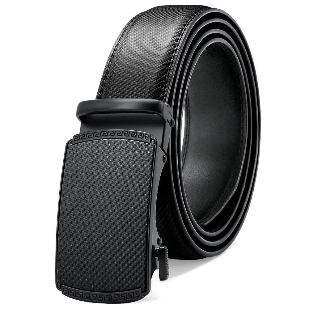 Men's Automatic Leather Ratchet Belt