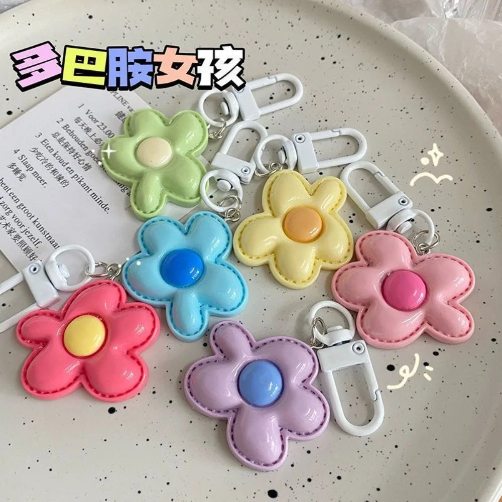 Cartoon Flower Keychain