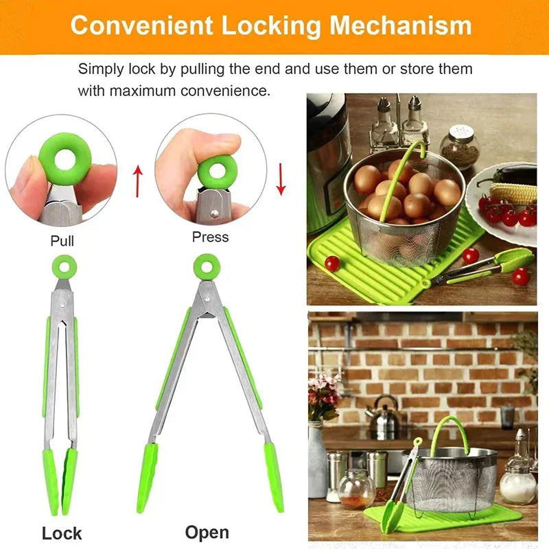 Stainless Steel Serving Tongs