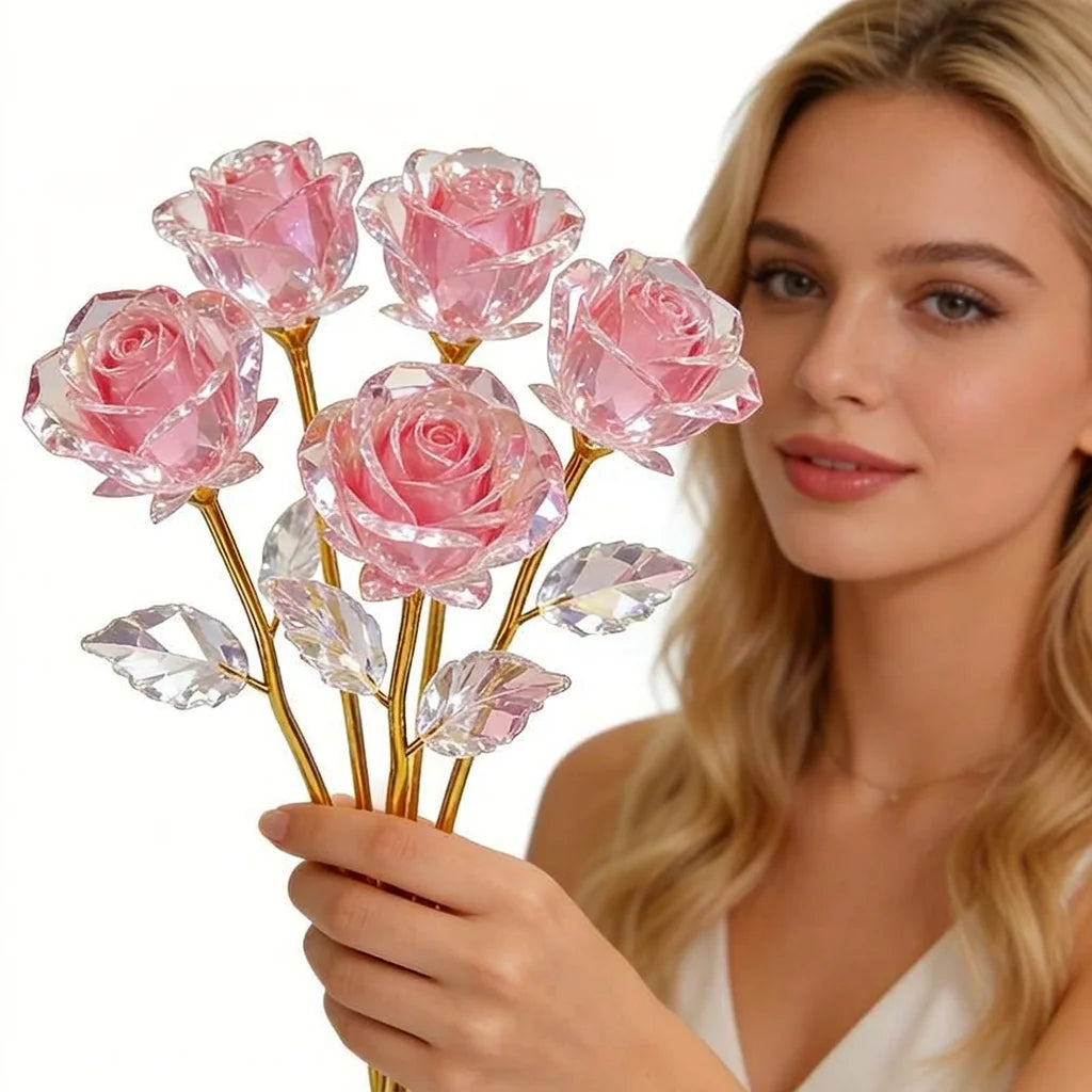 Transparent Decorative Rose