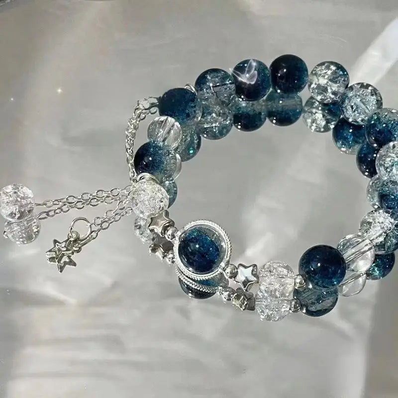 Lucky Bead Butterfly Charm Bracelet