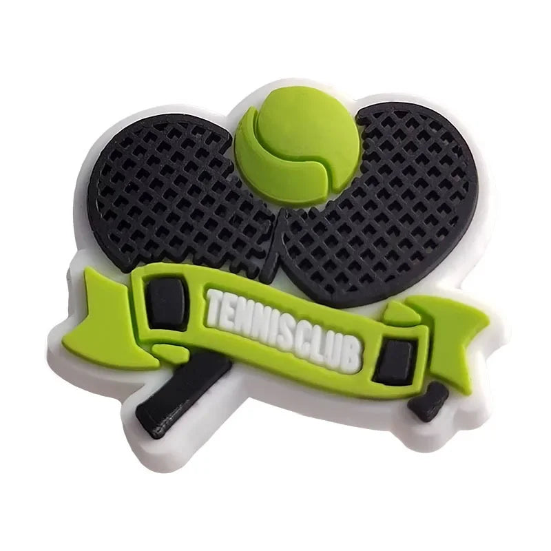Tennis & Love Shoe Charms