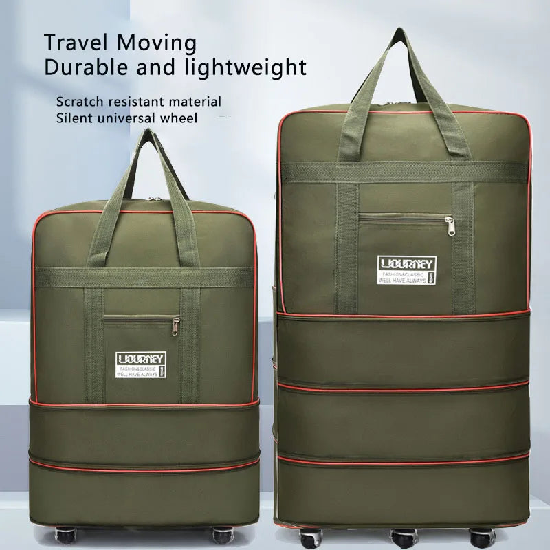 Foldable Rolling Storage Travel Bag