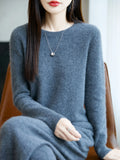 100% Merino Wool Crew Neck Sweater
