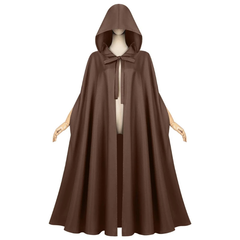 Unisex Medieval Hooded Cloak