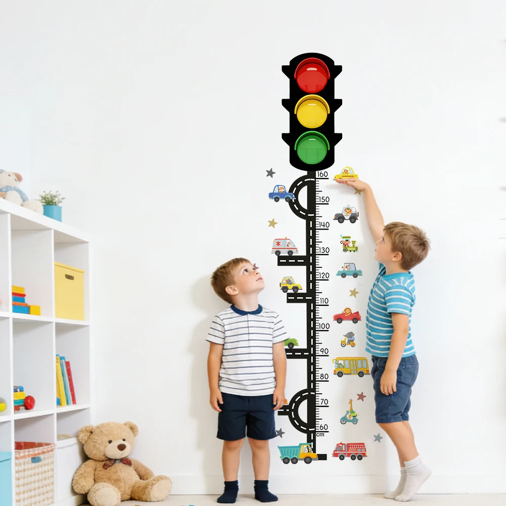 Traffic Light Kids Height Chart Sticker