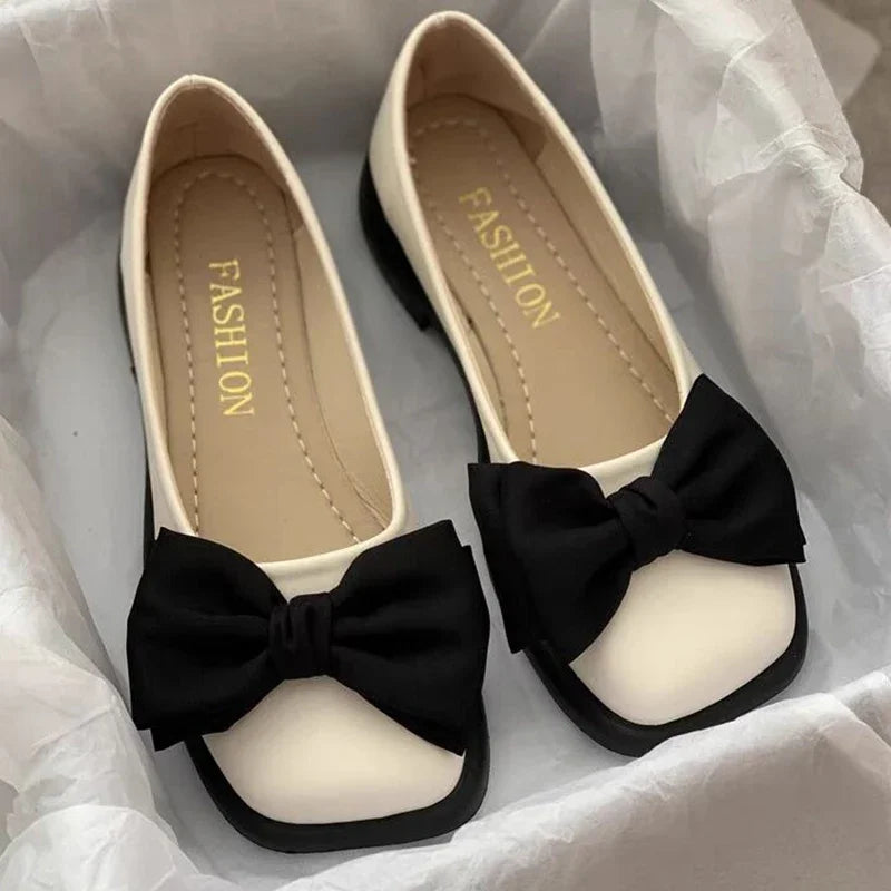 Women's Bow Mary Jane Heels