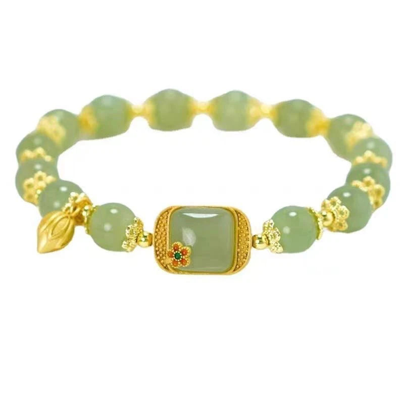 Crystal Butterfly Bead Bracelet