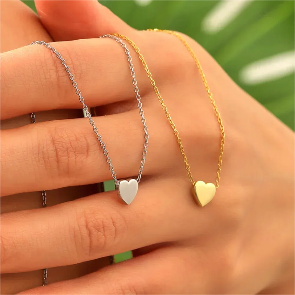 ❤️ Heart Zircon Charm Necklace