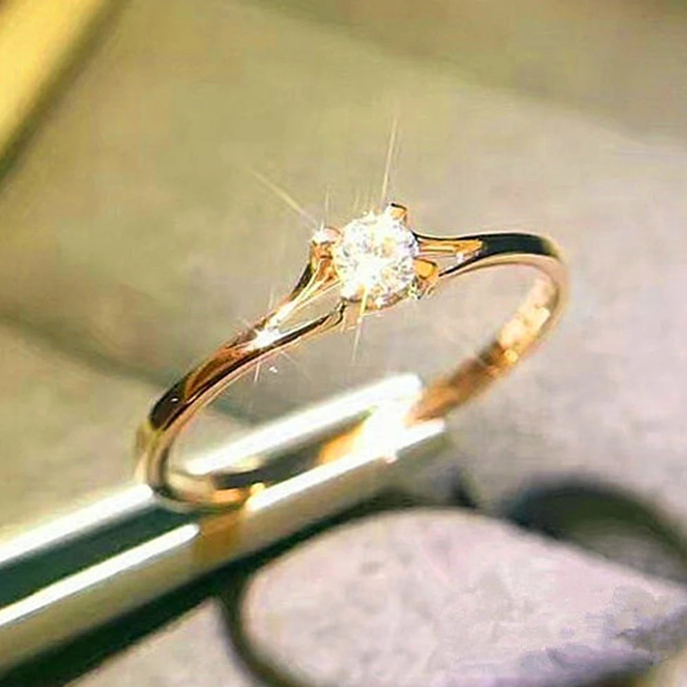 💍 خاتم زفاف من الزركونيا المكعبة من هيتان