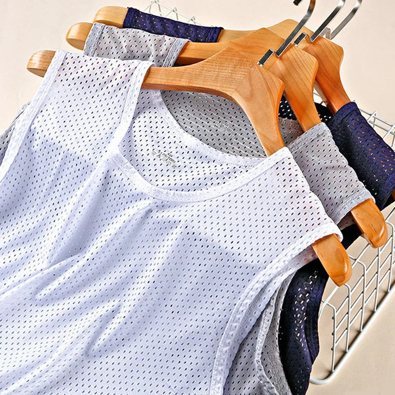 Men's Breathable Mesh Tank Top