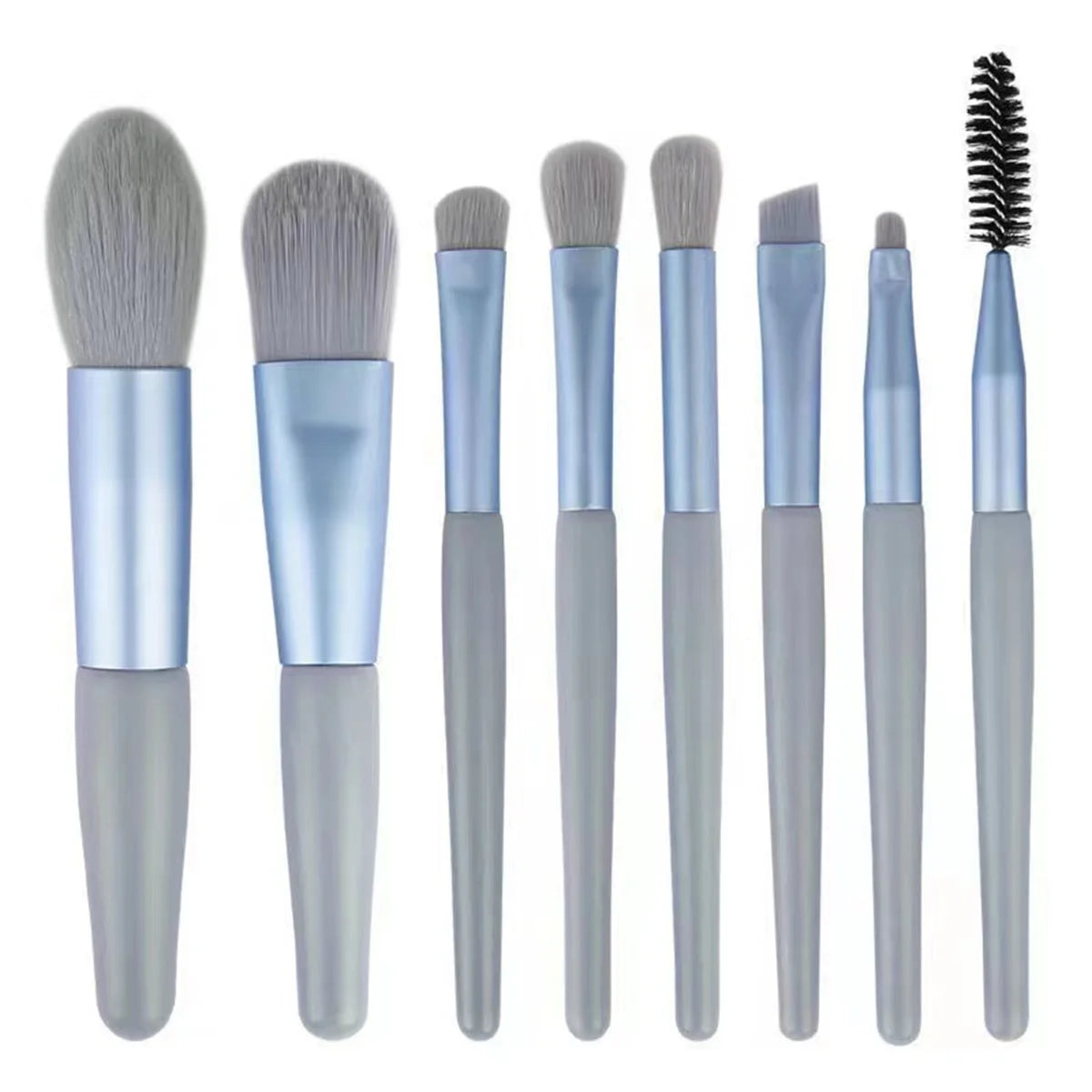 8-Piece Soft Makeup Brush Set
