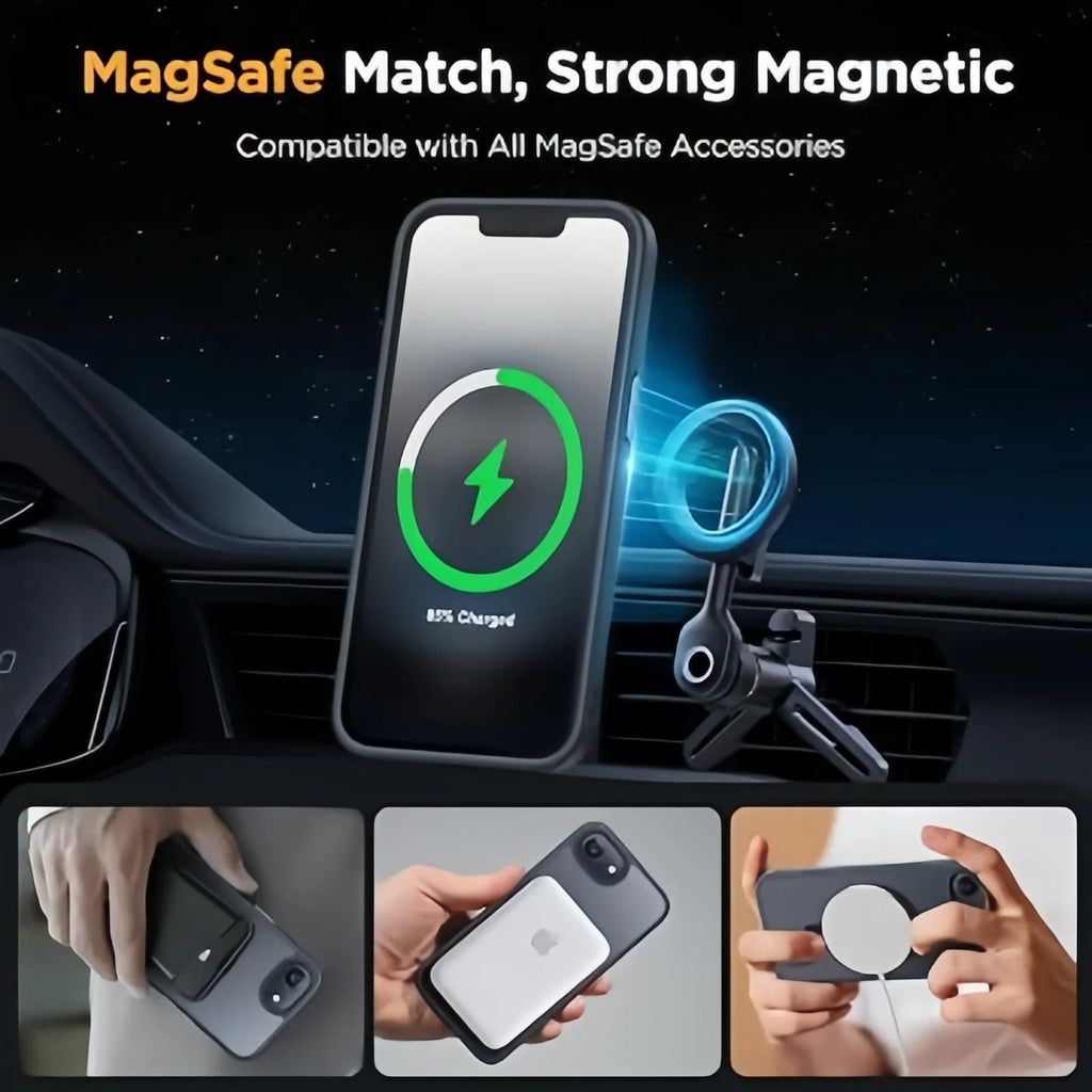 Magnetic Matte Case for iPhone 16e/17e – Black