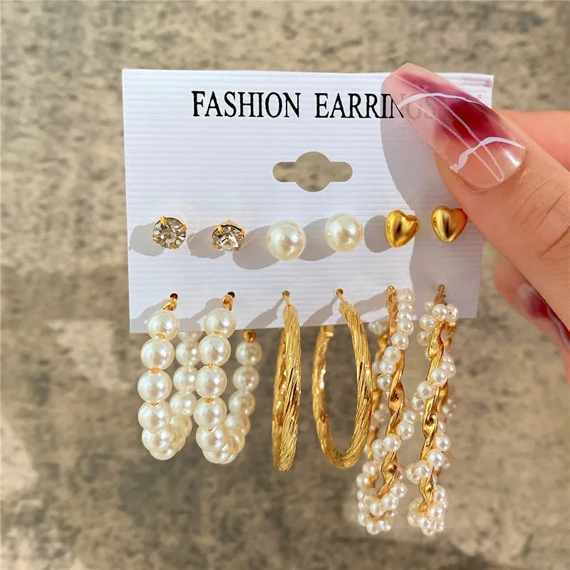 Earrings Set Butterfly Acrylic